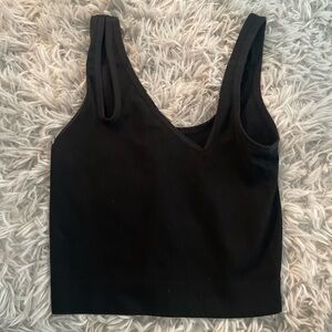 Black Sleeveless Women's Top